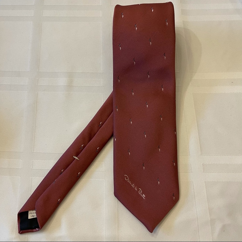 Oscar de la renta tie